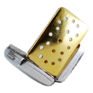 George IV Silver and Gold Vinaigrette Box with Lid Engraving For Sale