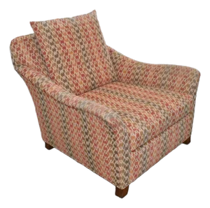 Century Furniture Striped Lounge Chair