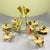 Italian Floral Tôle Peinte Candle Sconces, a Pair For Sale - Image 15 of 18