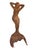 Metal Antique Cast Iron Reclining Mermaid Garden Sculpture For Sale - Image 7 of 12