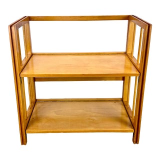Mid Century Modern Foldable Modular Two-Tier Shelf Etagere Made in Soviet Union For Sale