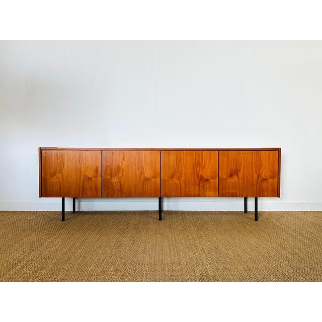 Minimalist Scandinavian Teak Sideboard, 1960s For Sale - Image 15 of 15