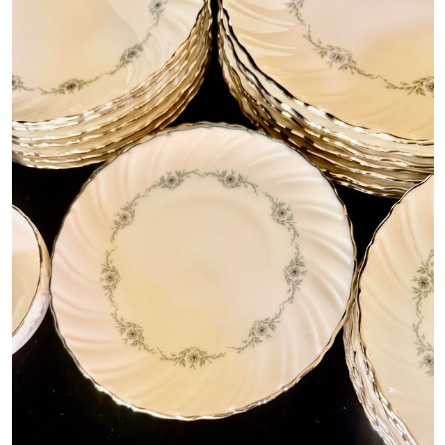 Ceramic 1980s Lenox Musette Service for Eight Dinnerware - 40 pcs For Sale - Image 7 of 12