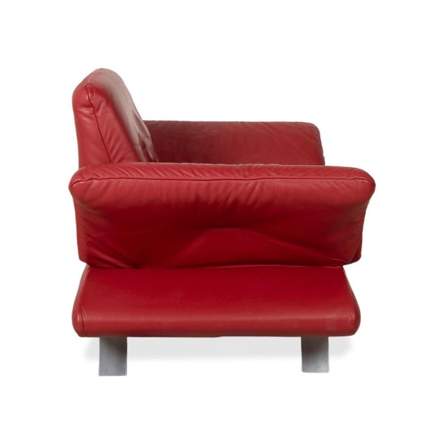 Chair in Red Leather from Koinor Rossini For Sale - Image 14 of 17
