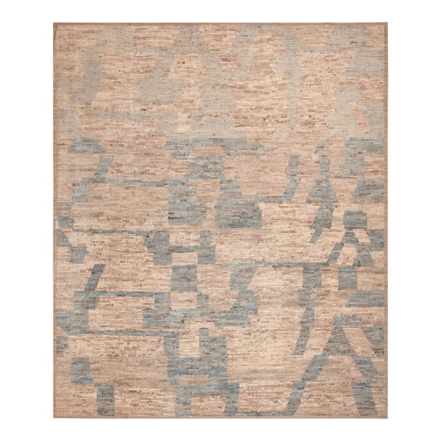Nazmiyal Collection Large Modern Central Asian Rug For Sale