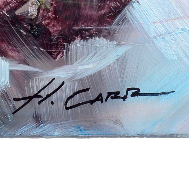 American Howard Carr "Rhythmic Currents" Oil Painting on Canvas Gallery Wrap For Sale - Image 3 of 5