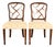 Kindel Furniture Style Federal Carved Mahogany Side Chairs or Dining Chairs, Pair For Sale