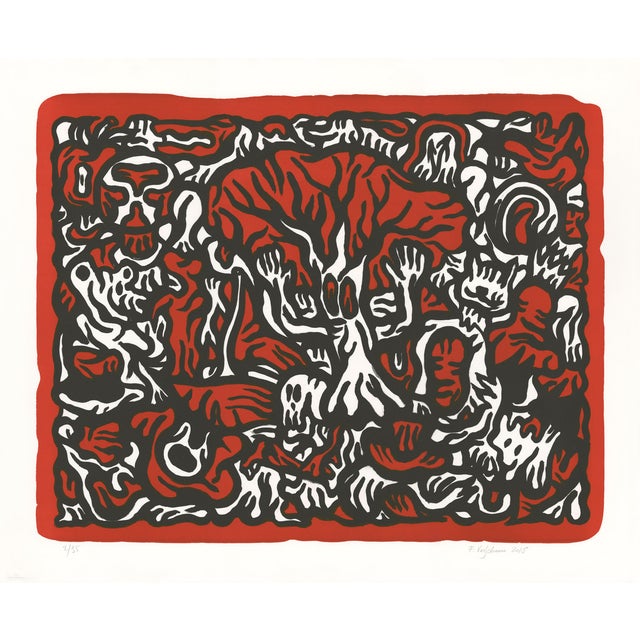 Fabien Verschaere, The Outlaw Tree, 2018, Lithograph For Sale