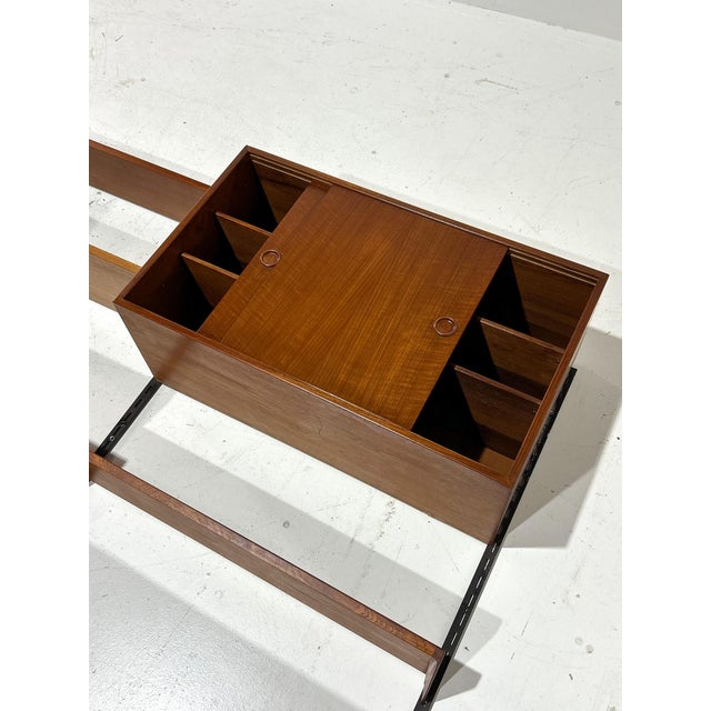 Modular Wall Unit in Teak by Kai Kristiansen for FM Møbler, Denmark, 1960s For Sale - Image 18 of 18
