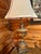 Inject timeless Hollywood Regency sophistication into your space with this striking vintage mid-century table lamp by...