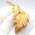 Tiffany and Co. Late 20th Century Tiffany & Co. Yellow Gold French Leaf Large Pin Brooch For Sale - Image 4 of 10