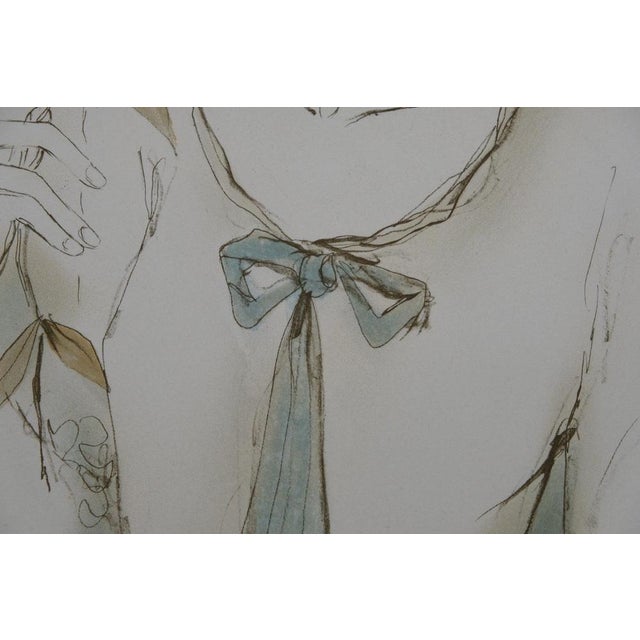 Bernard Charoy, Charlotte à la rose, Lithograph For Sale - Image 5 of 9