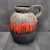 Ceramic Ceramic Vase with Fat Lava Glaze and Handle from Scheurich, 1970s For Sale - Image 7 of 7