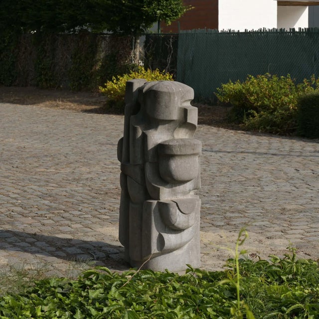 Jan Keustermans, Abstract Sculpture, Belgian Blue Stone For Sale - Image 14 of 18