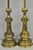 Neoclassical Vintage Stiffel Neoclassical Brass Cannonball Column Table Lamps - A Pair For Sale - Image 3 of 11
