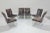 Vintage chrome dining chairs designed by Pierre Cardin for Dillingham in the United States, circa 1970s. Bring a modern...