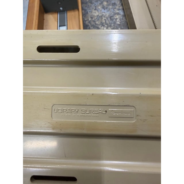 Mid Century Maple 72 Drawer Library Card Catalog For Sale - Image 12 of 12