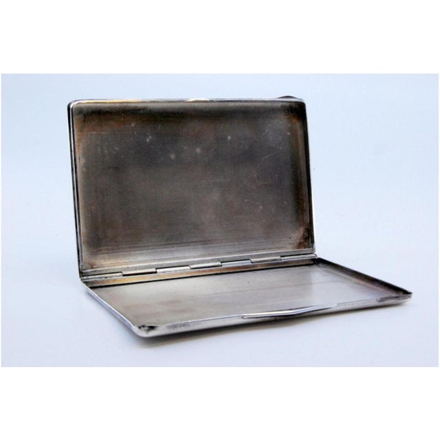 Fluted Silver Cardboard Box For Sale - Image 4 of 10