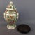 1950s Vintage Hand-Painted Potiche Porcelain Vase with Wooden Base, 1950s For Sale - Image 5 of 11