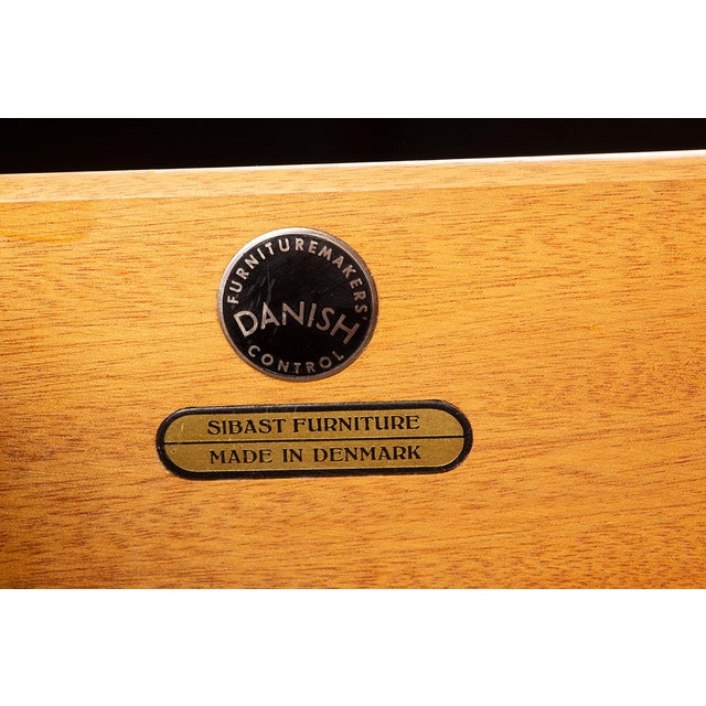 Danish Teak Chest of Four Drawers by Arne Vodder for Sibast, 1960 For Sale - Image 15 of 16