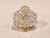 The David Vintage signed David Webb ring With Platinum top and 18 Karat Yellow Gold. This vintage 1960s to 1970s retro...