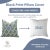 Not Yet Made - Made To Order Fabdivine Baelpatra Print Linen Blend Cushion Cover- 26x26 For Sale - Image 5 of 5