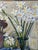 Expressionist Still Life Daffodils Original Oil Painting Hartman For Sale - Image 10 of 11