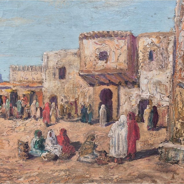 Description Overview: Add a captivating piece of travel-inspired mid-20th-century art to your collection with this...