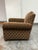 Custom Design Cut Mohair + Suede Lounge Chair + Nailhead Trim For Sale - Image 4 of 12