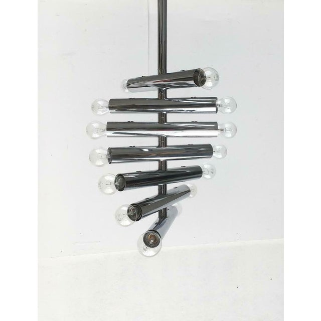 Mid-Century Modern Mid-Century Space Age Flexible Chrome Ceiling Lamp, 1960s For Sale - Image 3 of 18