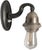 Black Early 20th Century Art Nouveau Wall Lamp, Sweden For Sale - Image 8 of 14