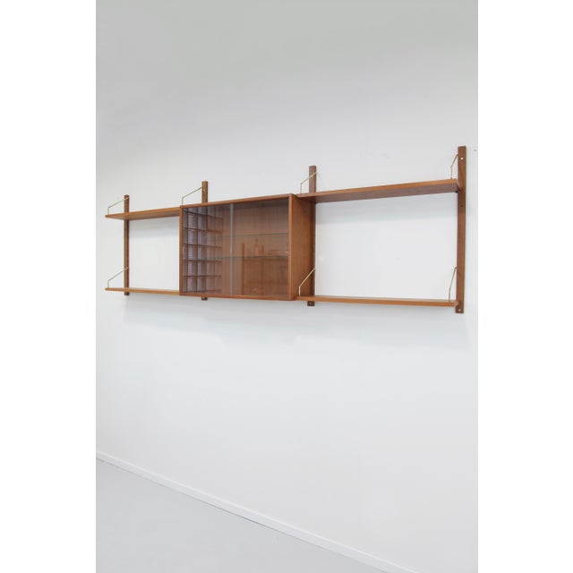 1960s Royal System Teak Wall Shelf by Poul Cadovius, 1960s, Set of 9 For Sale - Image 5 of 5