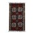 1970s Vintage Handmade Wool Cotton Red Kilim Area Rug For Sale