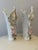 Pair of 19th Century French Porcelain Vases With Floral Painted and Glazed Decoration For Sale In Boston - Image 6 of 10