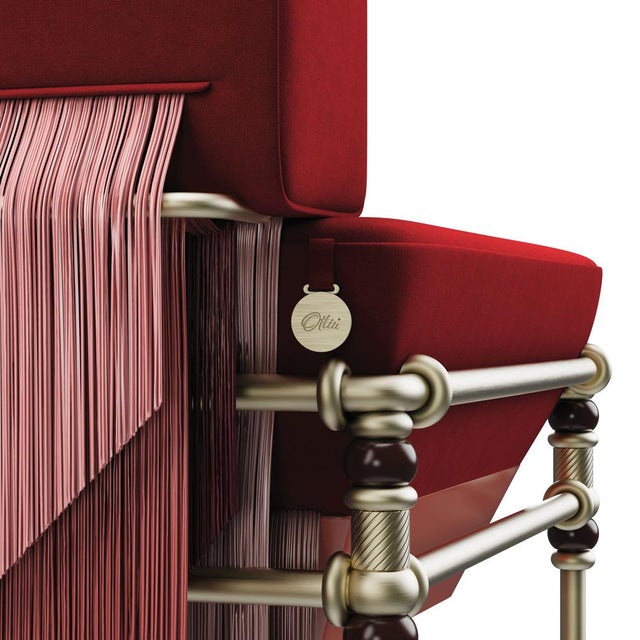 Seraphine Bar Chair by Ottiu, in New conditions. Designed from 2000 Signed by Maker