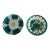 French Majolica Plates, a Pair For Sale