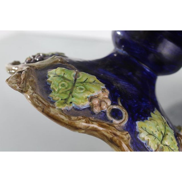 Hand-Decorated Porcelain Cake Stand from Ginori, Italy, 1800s For Sale - Image 12 of 14