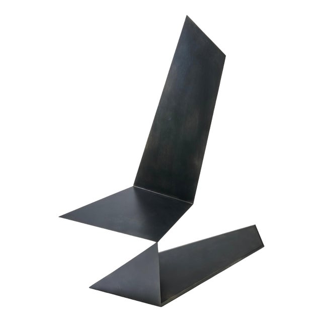 Dark Side Chair in Aluminium by Orfeo Studio For Sale