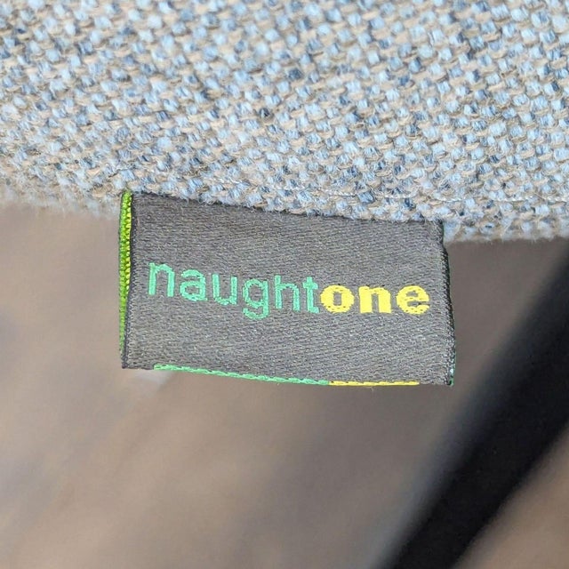 Textile NaughtOne Hush Modern High-Back Lounge Chair in Light Gray Fabric For Sale - Image 7 of 8