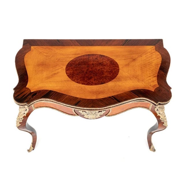Empire French Card Table, 1860s For Sale - Image 13 of 14