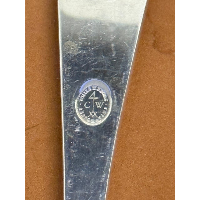 1970s Stieff Colonial Williamsburg Sterling Silver Flatware Set - 39 pcs For Sale - Image 11 of 11