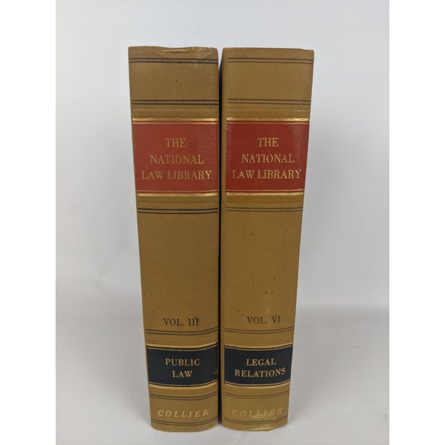 1939 National Law Library Vintage Legal Books by p.f. Collier – Set of 2 For Sale - Image 13 of 15
