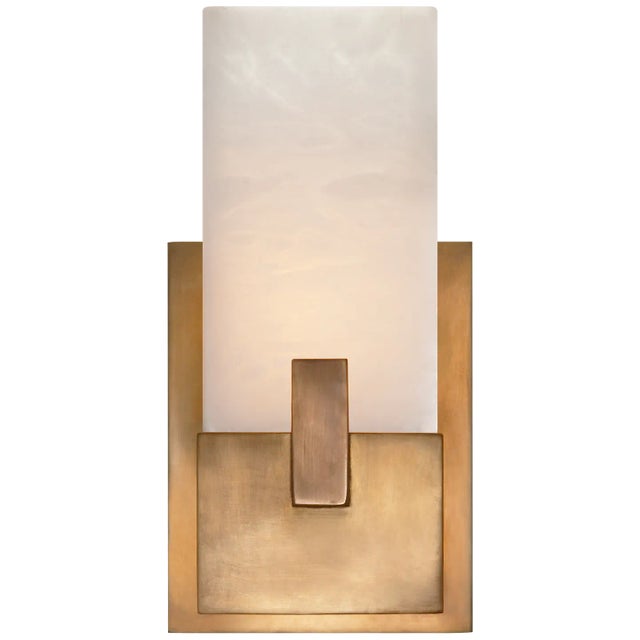 Covet Short Clip Bath Sconce in Antique-Burnished Brass Designer: Kelly Wearstler Height: 10.75" Extension: 3.5"...