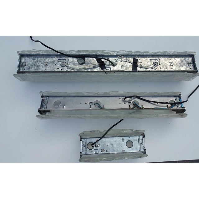 Large Wall Lamps in Glass from RZB Leuchten, 1970s, Set of 3 For Sale - Image 13 of 15