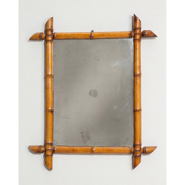 19th Century France Amber Wood Mirror For Sale In Greensboro - Image 6 of 10