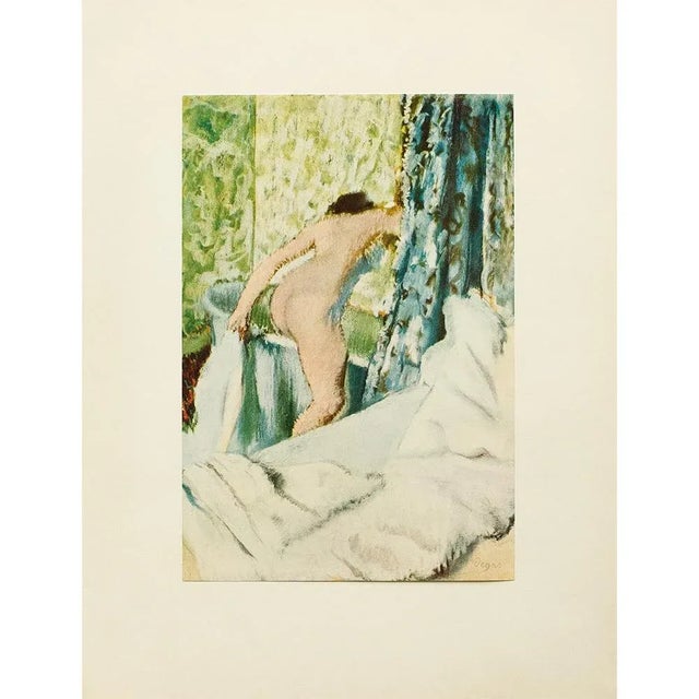 1950s After Edgar Degas "The Morning Bath", First Edition Full-Color Vintage Print For Sale In Dallas - Image 6 of 8