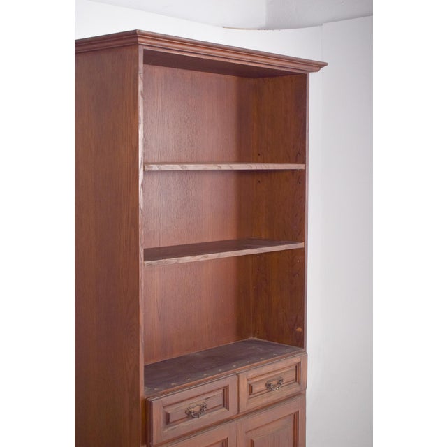 Portuguese Shelving Unit in Wood, 1950s For Sale - Image 4 of 9