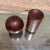 Mid 20th Century 1960s Modern Nesting Salt & Pepper Shaker Rosewood Ball + Cylinder Mid-Century For Sale - Image 5 of 13
