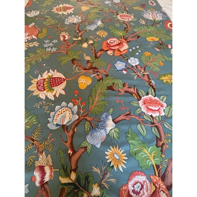 1980s 6 Yards of “Pondichery” Fabric From G. P. & J Baker. For Sale - Image 4 of 7