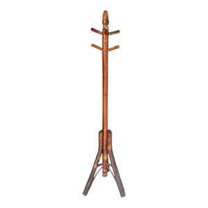 Early 20th Century Rare Adirondack Rustic Hickory Furniture Co Laporte Indiana Coat Hat Rack Hall Tree Original Label